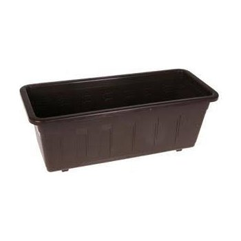 PLASTKON Truhlík Garden 60 cm hnědý