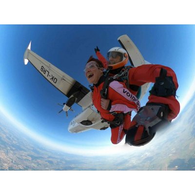 Tandemový seskok padákem, Bez záznamu, Seskok z 3 000 metrů, Skuteč – Hledejceny.cz