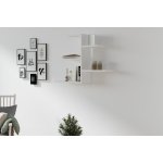 Asir Nástěnná police GAMI 48x82 cm bílá AS1343 – Zboží Mobilmania