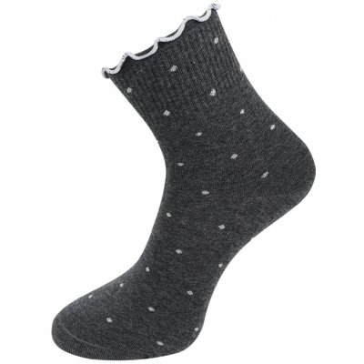 Biju dámské ponožky s puntíky NZP719 9001719-1 tmavě šedé