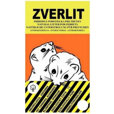 Zverlit podestýlka hnědá pro fretky 6 kg – Sleviste.cz