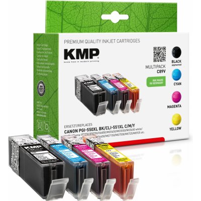 KMP Canon PGI-550XL + CLI-551XL multipack - kompatibilní – Hledejceny.cz