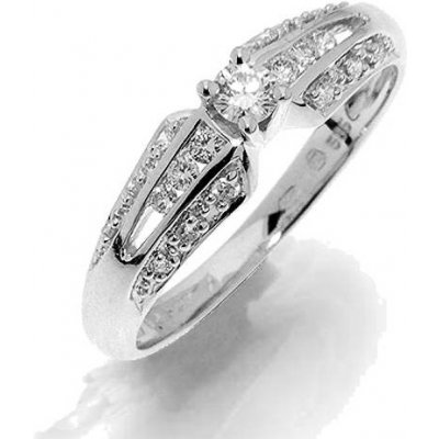 Gems luxusní prsten s diamanty Skarlet bílé zlato 386-1227