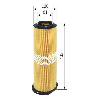 Vzduchový filtr BOSCH F 026 400 205 – Hledejceny.cz