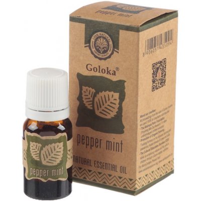 Goloka Natural Essential Oil Peppermint Máta 10 ml