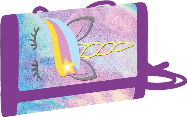 Karton P+P Dětská textilní peněženka Unicorn iconic