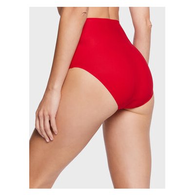 Chantelle Klasické kalhotky s vysokým pasem Soft Stretch C26470 Červená