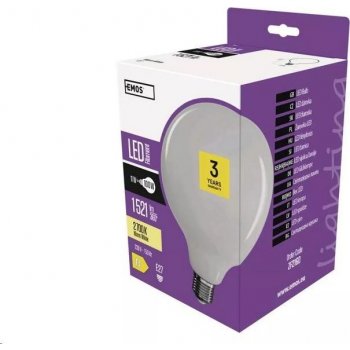 Emos LED žárovka Filament Globe E27 11 W 100 W 1 521 lm teplá bílá