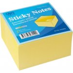 Bloček samolepící 75x75mm žlutý 400 listů Auro – Zboží Dáma