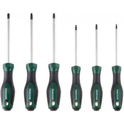 PARKSIDE Sada šroubováků / Sada nástrčných klíčů a šroubováků, 6dílná (Sada šroubováků TX) – Zbozi.Blesk.cz