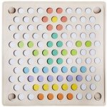 Montessori Dřevěná mozaika, barevné, set – Zboží Mobilmania