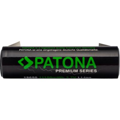 PATONA nabíjecí baterie 18650 Li-lon 3000mAh PREMIUM 3,7V s páskovými vývody pro pájení – Hledejceny.cz