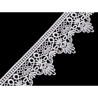 Vzdušná krajka šíře 65 mm Varianta: 1 bílá, Balení: 1 m – Zboží Mobilmania