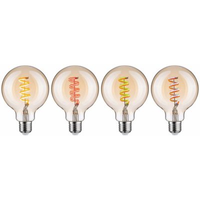 Paulmann LED globe G95 ZigBee E27 6,3W zlatá RGBW 29160 – Hledejceny.cz