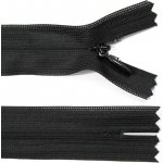 Spirálový zip no.3 skrytý nerozepínací 70cm - více barev color: 732 černá – Hledejceny.cz