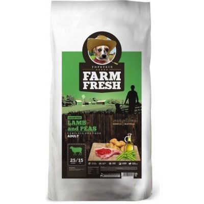 Topstein Farm Fresh Lamb and Peas Grain Free 15 kg