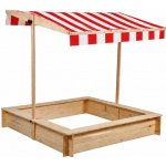 ABC Pískoviště se stříškou 118x118 cm natur – Sleviste.cz