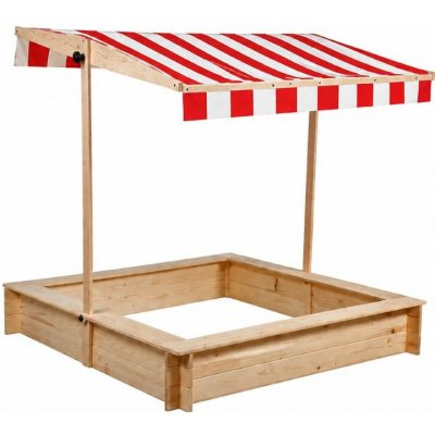 ABC Pískoviště se stříškou 118x118 cm natur – Sleviste.cz
