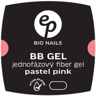 BIO nails FIBER PASTEL PINK jednofázový hypoalergenní gel 50 ml