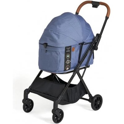 FIKAGO Free To Go Blue Note kočárek pro kočky a malé psy 81 x 49 x 102 cm do 20 kg – Zbozi.Blesk.cz