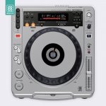 Doto Design Skin CDJ 800 FULL COLORS Nardo Grey – Zboží Živě