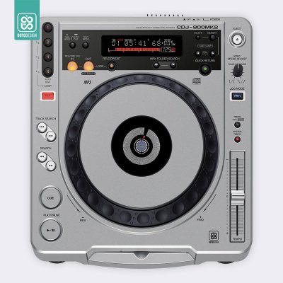 Doto Design Skin CDJ 800 FULL COLORS Nardo Grey – Zboží Živě