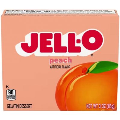 Jell-O instantní želatina s broskvovou příchutí 85 g – Sleviste.cz