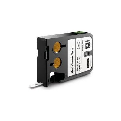 Páska Dymo XTL, (bužírky) 6mm bílá, černý tisk, 2,7m – Zboží Živě