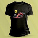 Sandratex tričko pro děti Formule Ferrari Černá – Hledejceny.cz