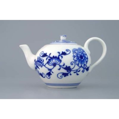 Cibulák čajová víčkem originální cibulákový porcelán Dubí cibulový vzor 0,35l – Zboží Mobilmania
