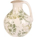 Váza keramická retro džbánek 20 x 19 x 23 cm zelený – Hledejceny.cz