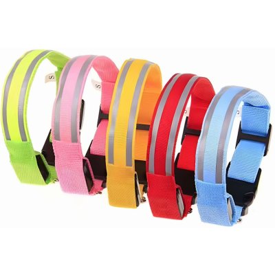 VNT electronics Tkaný LED svítící obojek pro psy – Sleviste.cz