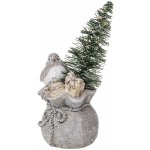 LED dekorativní soška ptáčka se stromkem 9*9*15 cm – Hledejceny.cz