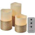 EMOS SADA 3x LED Vánoční dekorace 3xLED 3x3AAA + dálkové ovládání EMS724 – Hledejceny.cz