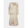 Dámské šaty Vero Moda květované šaty Sally Krémové