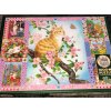 Puzzle Cobble Hill Blossoms and Kittens Quilt 1000 dílků