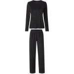 esmara Dámské fleecové pyžamo (černá XS(32/34)) – Zboží Dáma