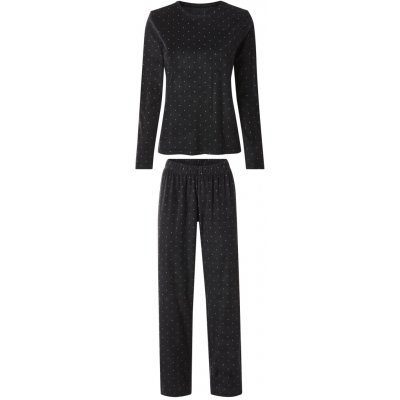 esmara Dámské fleecové pyžamo (černá XS(32/34)) – Zboží Dáma