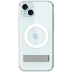 Spigen Ultra Hybrid S MagFit se stojánkem a bílým MagSafe iPhone 15 Plus - čiré – Hledejceny.cz