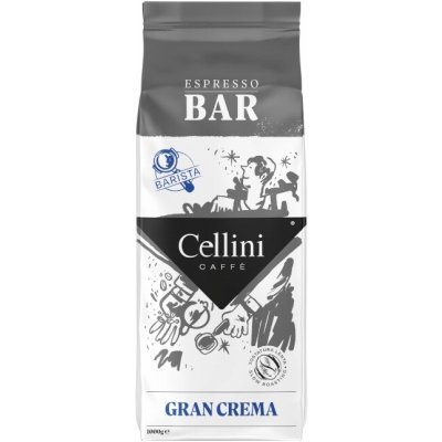 Cellini Barista Espresso Gran Crema 85% Arabica zrnková 1 kg – Hledejceny.cz