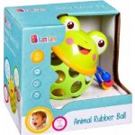 Bam Bam Gumová koule s chrastítkem medvídek – Zboží Mobilmania