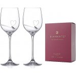 Swarovski Diamante sklenice na bílé víno Romance s kamínky 2 x 330 ml – Zbozi.Blesk.cz