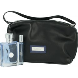 Versace Pour Homme Dylan Blue EDT 100 ml + EDT 10 ml + kosmetická taška  dárková sada kosmetická sada - Nejlepší Ceny.cz