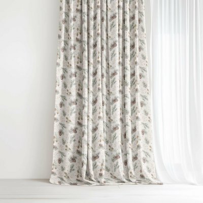 Goldea vánoční závěs valencia - vůně jehličí 200x135 cm – Hledejceny.cz