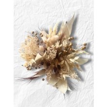 Kovo-deko Sušená kytice hnědá 40 cm