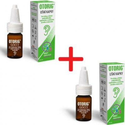 Otorig ušní kapky 2 x 10 ml – Zboží Mobilmania