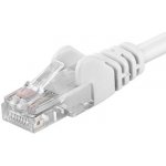 PremiumCord sputp01W Patch, UTP RJ45-RJ45 level 5e, 1m, bílý – Zboží Živě