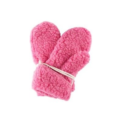 Vlnka Dětské palčáky z ovčí vlny růžová – Sleviste.cz