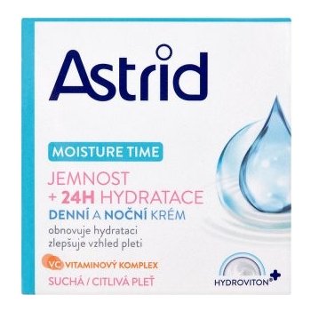 Astrid Moisture Time zjemňující hydratační denní a noční krém pro suchou až citlivou pleť 50 ml