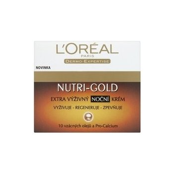 L'Oréal Nutri-Gold Extra výživný noční krém 50 ml